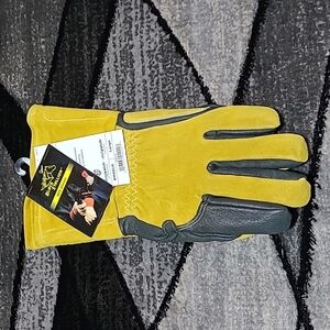 Black Stallion BM88 Premium Pig-Skin & Cowhide MIG Welding Gloves Size L…